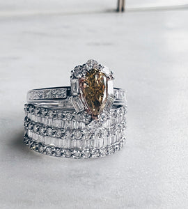 Champagne Diamond Ring(1.29ct)