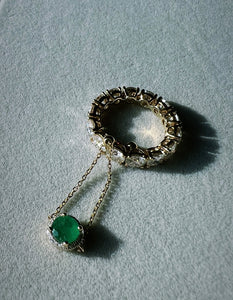 Emerald Diamond Ring