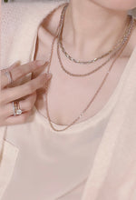 將圖片載入圖庫檢視器 SP10008  Italy Rose Gold 24＂Necklace
