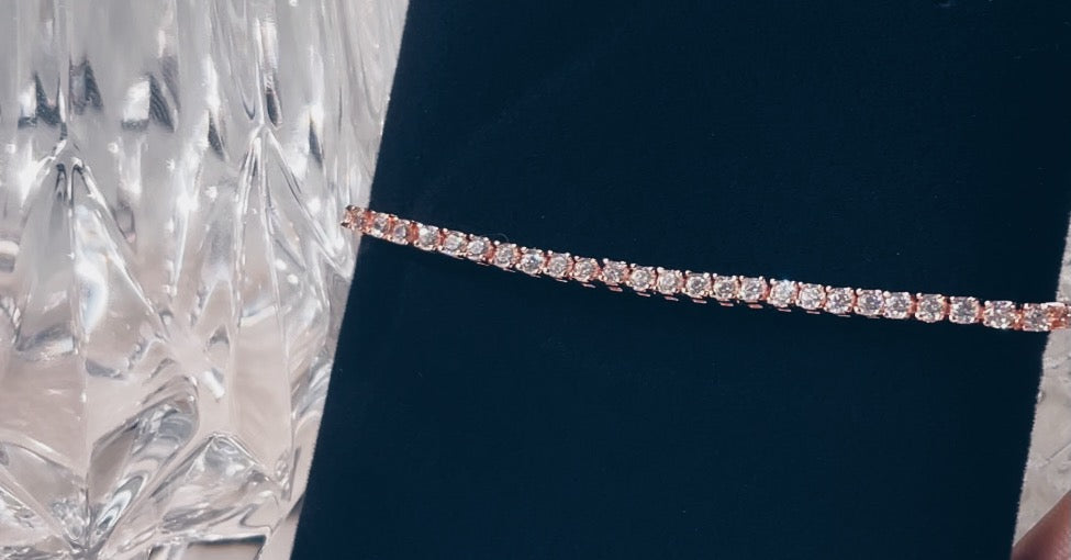 Rose gold bracelet (0.2 carat) H10008