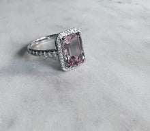 將圖片載入圖庫檢視器 DA11101 Cherry Blossom Morganite ring(GUILD certificate)
