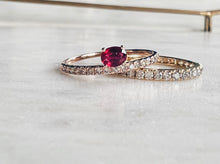 將圖片載入圖庫檢視器 Ruby Oval Diamond Ring
