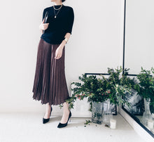 將圖片載入圖庫檢視器 LP011765軟綿綿黑色中袖Top
