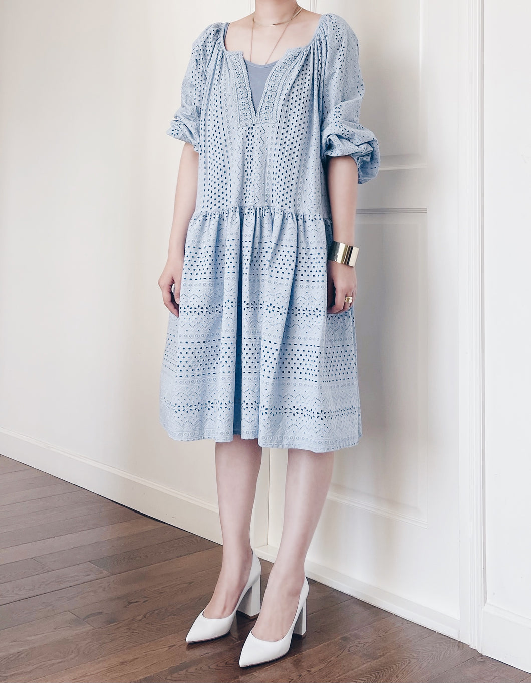 AFV6PBB. Italy baby blue one piece