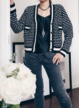 將圖片載入圖庫檢視器 H21M02357 knit  Jacket (France ).
