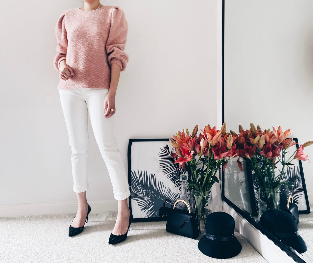 LP011797粉紅色BB絨毛top