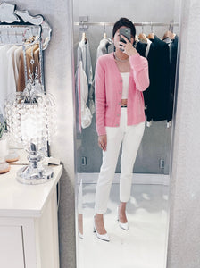 67038  Baby Pink Wool  Cardigan (France)