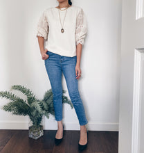 將圖片載入圖庫檢視器 LP011758織花手䄂上衣
